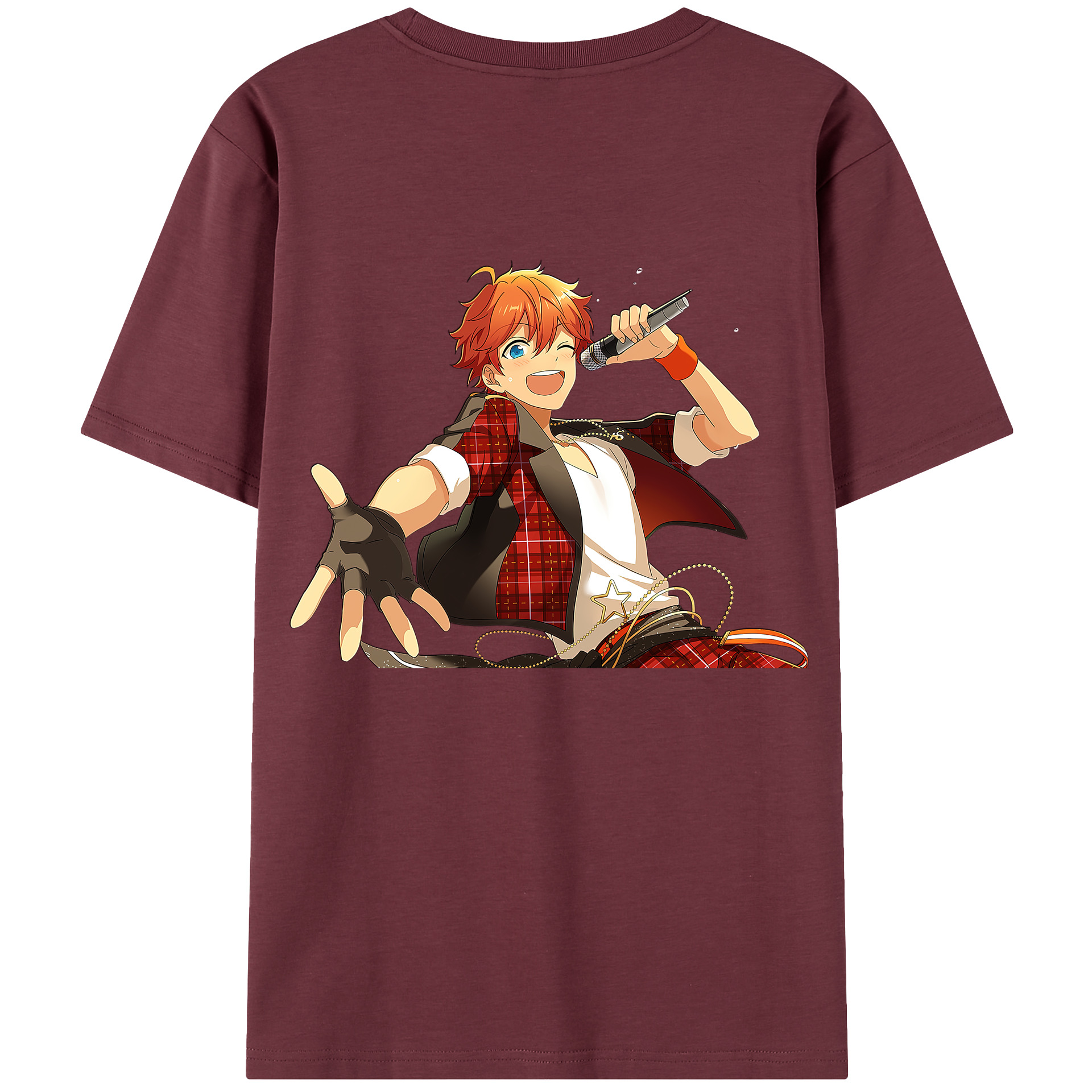 （画像用） あんさんぶるスターズ! Ensemble Stars 綿100％半袖Tシャツ（背面プリント）